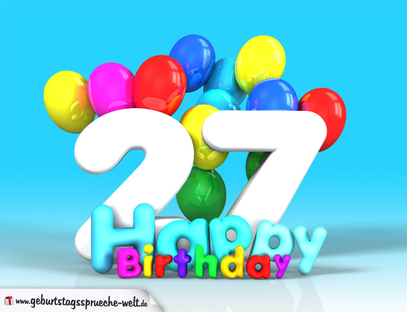Поздравления С Днем Рождения 27
