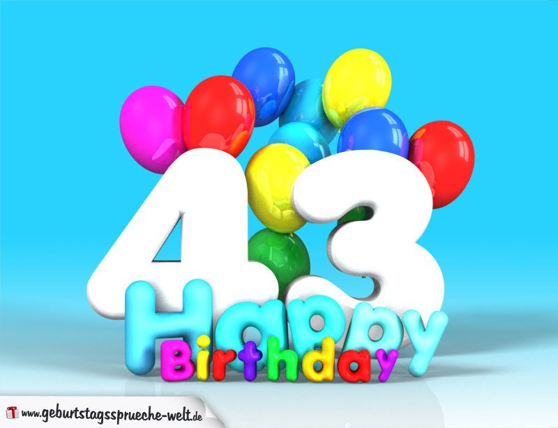 Поздравление На День Рождения 43 Года