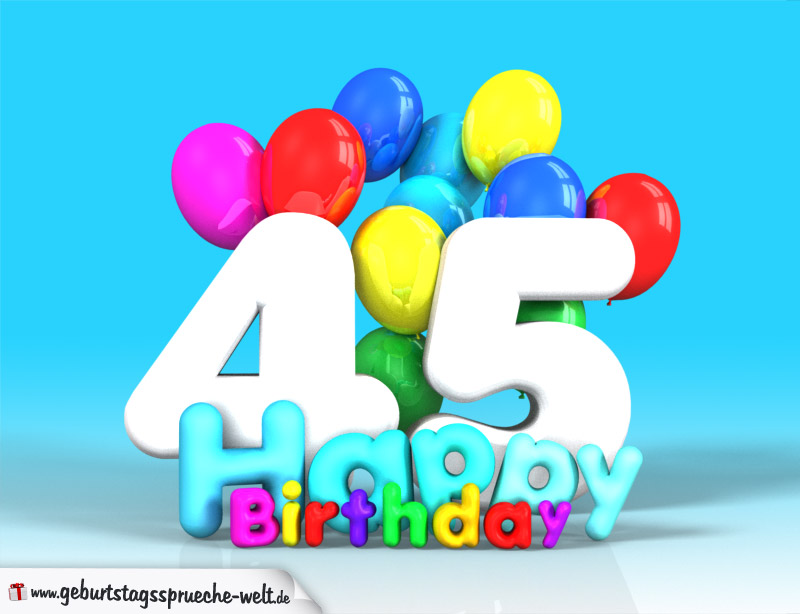 45 geburtstagswünsche Geburtstagswünsche für