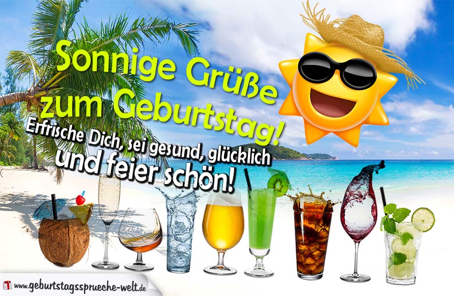 SonnigeGrüßezumGeburtstagGeburtstagskarte.jpg (892×582) Geburtstagskarte, Geburtstagsgrüße