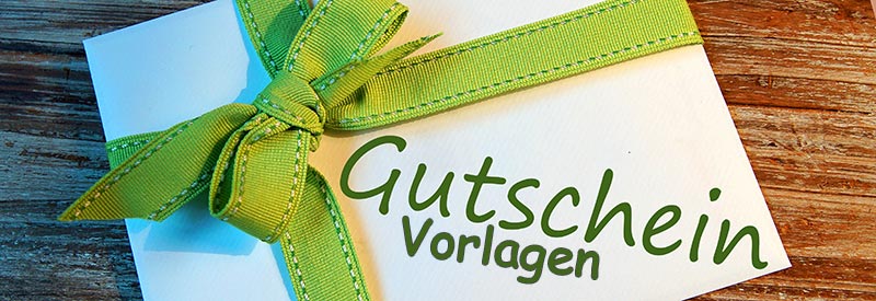 Gutscheinvorlagen zum Geburtstag