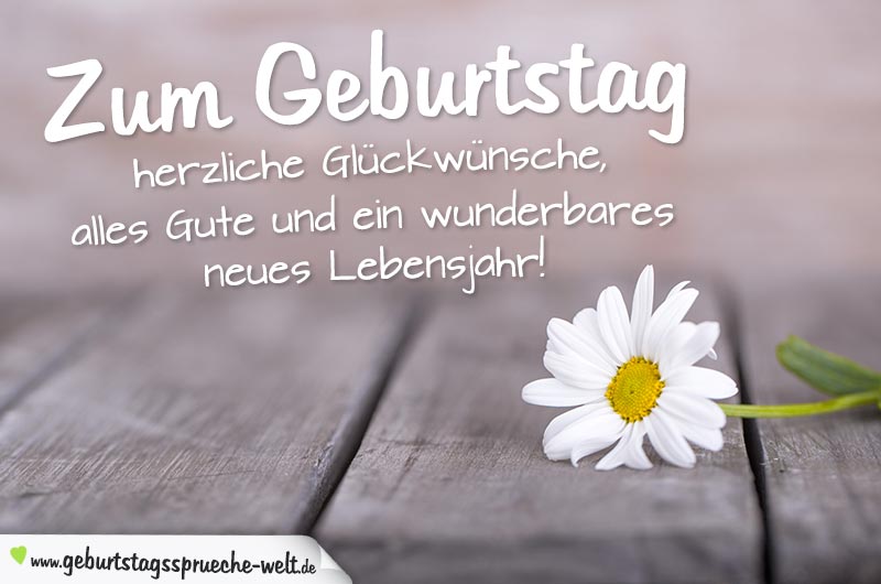 Spruchkarte zum Geburtstag zum Versenden