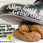 Das letzte Jahr lief scheiße - Wunsch zum Geburtstag, dass nächstes Jahr besser wird