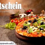 Leckere italienische Pizza