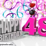 48. Geburtstag Geburtstagskarte