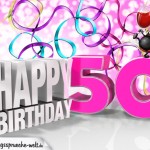 50. Geburtstag Geburtstagskarte