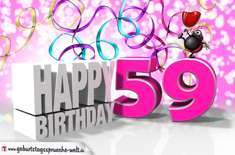 59. Geburtstag GeburtstagssprücheWelt