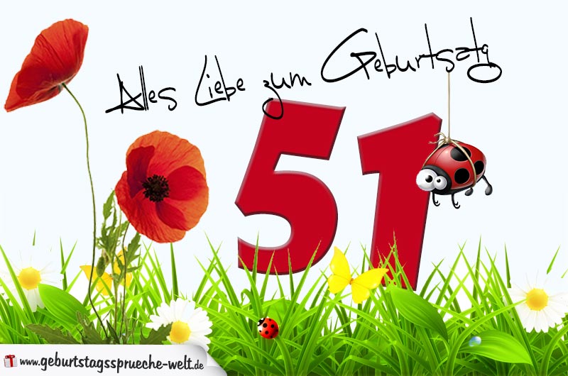 33++ Sprueche zum 51 geburtstag info