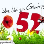 Geburtstagsspruch als Karte zum 52. Geburtstag