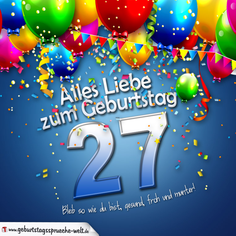 27 Geburtstag Bilder 1gb Pics