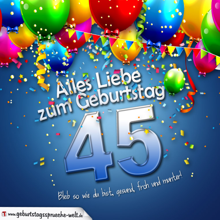 49++ Sprueche zum 45 geburtstag ideas in 2021 