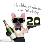 20. Geburtstag Geburtstagssprüche