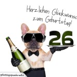 26. Geburtstag Geburtstagssprüche