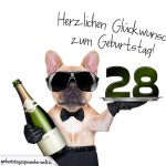 28. Geburtstag Geburtstagssprüche