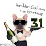 31. Geburtstag Geburtstagssprüche