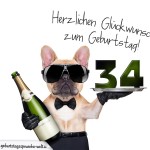 34. Geburtstag Geburtstagssprüche