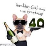 40. Geburtstag Geburtstagssprüche