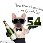 54. Geburtstag Geburtstagssprüche