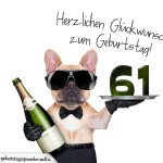 61. Geburtstag Geburtstagssprüche