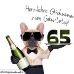 65. Geburtstag Geburtstagssprüche