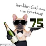 75. Geburtstag Geburtstagssprüche