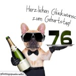 76. Geburtstag Geburtstagssprüche