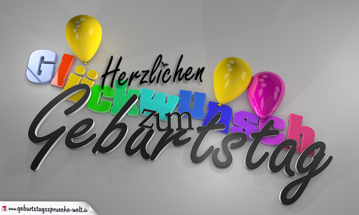 Herzlichen Glückwunsch zum Geburtstag ♥