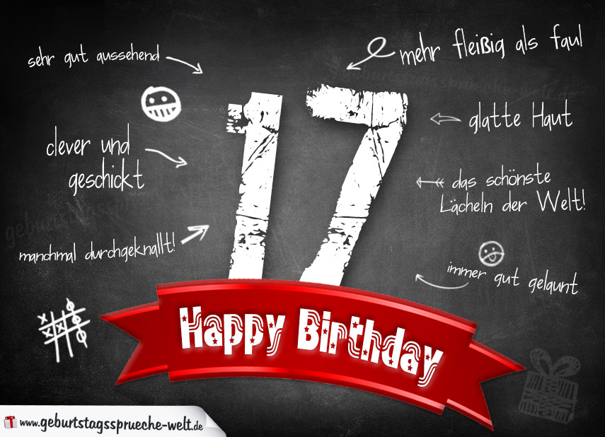 Lustige Spruche Geburtstag 17 Herzlichen Gluckwunsch An Die Lieben