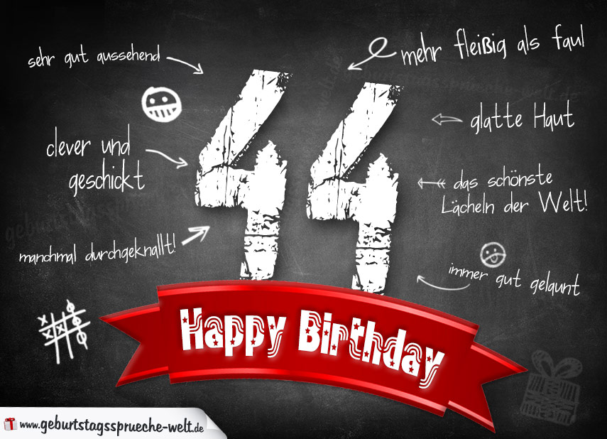 48++ Sprueche zum 44 geburtstag info