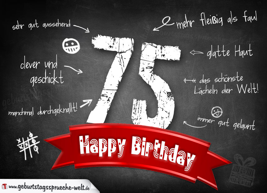 32++ Sprueche zum 75 geburtstag info