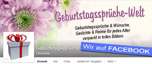 Geburtstagssprüche-Welt auf FACEBOOK