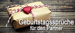 Geburtstagssprüche für den Partner