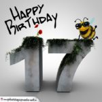 Happy Birthday 3D - 17. Geburtstag