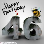 Happy Birthday 3D - 46. Geburtstag