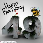 Happy Birthday 3D - 49. Geburtstag