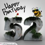 Happy Birthday 3D - 52. Geburtstag