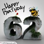 Happy Birthday 3D - 62. Geburtstag