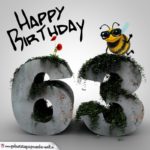 Happy Birthday 3D - 63. Geburtstag