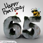 Happy Birthday 3D - 65. Geburtstag