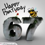 Happy Birthday 3D - 67. Geburtstag