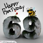 Happy Birthday 3D - 69. Geburtstag