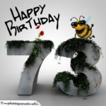 Happy Birthday 3D - 73. Geburtstag