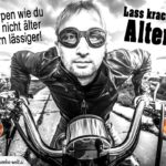 Geburtstag Mann - Biker auf Motorrad