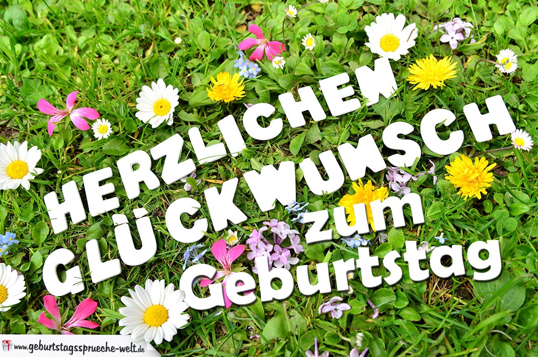 Herzlichen Gluckwunsch Zum Geburtstag Geburtstagsspruche Welt