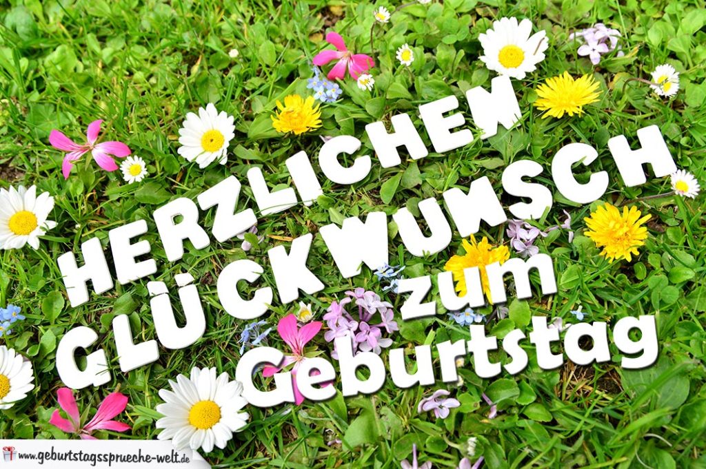 Herzlichen Glückwunsch zum Geburtstag GeburtstagssprücheWelt