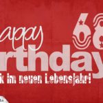 Glückwunsch zum 68. Geburtstag - Happy Birthday