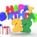 Happy Birthday 22 Geburtstag