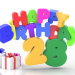 Happy Birthday 28 Geburtstag