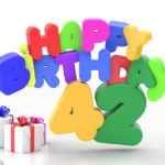 Happy Birthday 42 Geburtstag