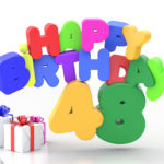 Happy Birthday 48 Geburtstag